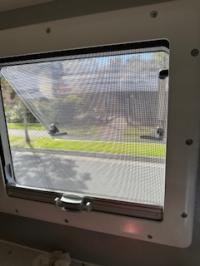 Photo by Terese. Aug 2025 - Internal Frame with Blind & Flyscreen - Suits 500 x 300mm Dometic Seitz S4 Dlux Windows