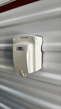 Photo by Jack From NSW. Aug 2025 - Clipsal Power Inlet / Outlet Backing Plate - 14mm - Since 2006 - White