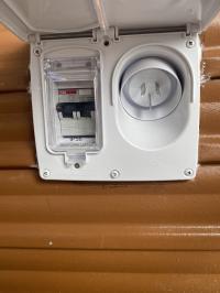 Photo by Monne From VIC. Aug 2025 - CMS J-Series 15A AC Power Inlet with 16A RCD Breaker - White