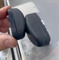 Photo by Athol From WA. Doubles the absorption. Aug 2025 - Door Magnet Half - Black - Suits Dometic CaraD 600F Caravan Doors