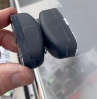 Photo by Athol From WA. Doesn't allow for much absorption. Aug 2025 - Door Magnet Half - Black - Suits Dometic CaraD 600F Caravan Doors