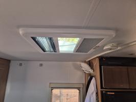 Photo by Chris From QLD. Aug 2025 - Internal Frame with Blind & Flyscreen - White - Suits Dometic & Seitz Mini Heki Roof Hatches