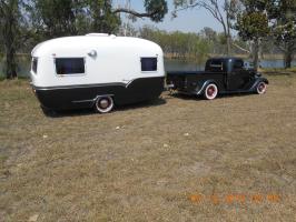 Photo by Warren From QLD. Installed under 1964 Sunliner vintage van. Aug 2025 - Fresh Water Tank - 84L - 850 x 525 x 220mm