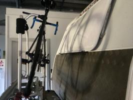 Photo by Peter From QLD. Sep 2025 - Fiamma Bike-Block Pro 2 Securing Arm - Black / 240-280mm - Suits 2nd Bike