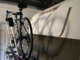 Photo by Peter From QLD. Sep 2025 - Fiamma Bike-Block Pro 2 Securing Arm - Black / 240-280mm - Suits 2nd Bike