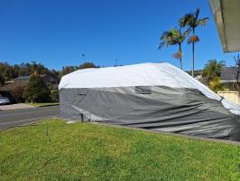 Photo by Paul From NSW. Sep 2025 - ADCO Olefin HD Class C Motorhome Cover - 6.12-7.01m (20-23ft)