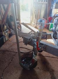 Photo by Kerri From NSW. Sep 2025 - AL-KO Power Mover Ratchet Jockey Wheel - 245mm Solid Wheel - Clamp Included