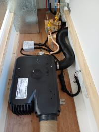 Photo by Richard From NSW. Sep 2025 - Truma VarioHeat Eco Gas Air Heater Kit - 2.8kW - Single Outlet - Black Cowl