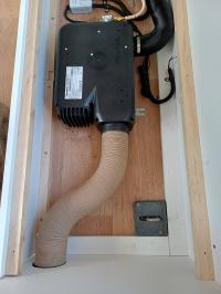 Photo by Richard From NSW. Sep 2025 - Truma VarioHeat Eco Gas Air Heater Kit - 2.8kW - Single Outlet - Black Cowl