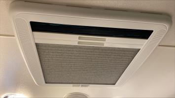 Photo by Doran From NSW. Sep 2025 - Internal Frame with Blind & Flyscreen - White - Suits Dometic & Seitz Mini Heki Roof Hatches