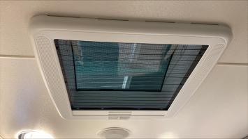 Photo by Doran From NSW. Sep 2025 - Internal Frame with Blind & Flyscreen - White - Suits Dometic & Seitz Mini Heki Roof Hatches