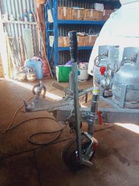 Photo by Kerri From NSW. Sep 2025 - AL-KO Power Mover Ratchet Jockey Wheel - 245mm Solid Wheel - Clamp Included