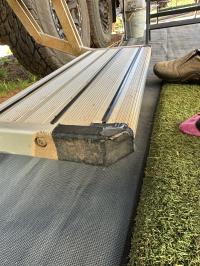 Photo by Annette From WA. Sep 2025 - Footboard End Plugs - Black / Left & Right Pair - Suits Thule Slide-Out Steps