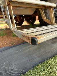 Photo by Annette From WA. Sep 2025 - Footboard End Plugs - Black / Left & Right Pair - Suits Thule Slide-Out Steps