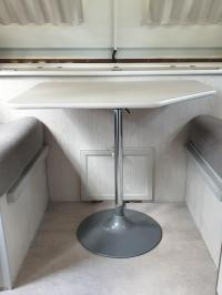 Photo by Nicole From NSW. Sep 2025 - Wineglass Pedestal Table Leg - Grey / 700mm - Complete