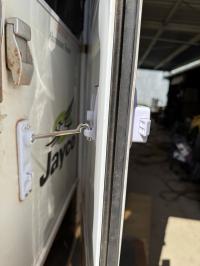 Photo by Karen From NSW. Sep 2025 - Door Lock Set - White - Suits Jayco Camper Trailers from 2013