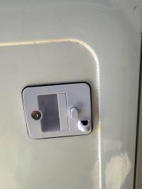 Photo by Karen From NSW. Sep 2025 - Door Lock Set - White - Suits Jayco Camper Trailers from 2013