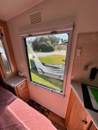 Photo by Neil From WA. Sep 2025 - Aussie Traveller EuroVision Window with Blind & Flyscreen - Black Frame / 1000mm H x 800mm W