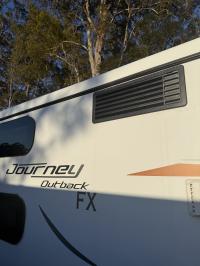 Photo by Paul From NSW. Sep 2025 - Fridge Vent - Top - Small - Black - Suits Thetford Absorption Fridges Up to 100L