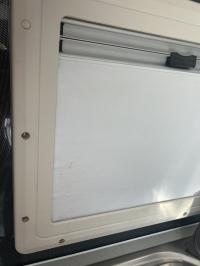 Photo by David From QLD. Removing old retaining screws. Sep 2025 - Window Fixing Kit - 16 Piece - Suits Maygood & MobiCool CHAL Windows