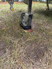 Photo by Julie From VIC. Sep 2025 - Large Rubber Jockey Wheel Receiver - Suits 200-250mm Solid Wheels