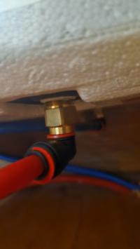 Photo by John From NSW. Sep 2025 - Brass Straight Adaptor - 12mm Push-On x 1/2 inch Male NPT - Suits Suburban & Atwood Hot Water Systems