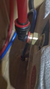 Photo by John From NSW. Sep 2025 - Brass Straight Adaptor - 12mm Push-On x 1/2 inch Male NPT - Suits Suburban & Atwood Hot Water Systems
