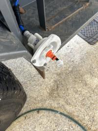 Photo by Jason From WA. Sep 2025 - Gardena Click-On Hose Adaptor - Click-On x 3/4 inch Male NPT - Orange