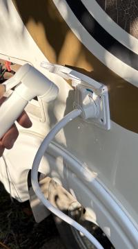 Photo by Gunter From NSW. Oct 2025 - Coast RV External Camper Shower Point - White