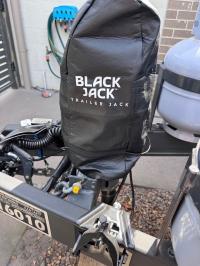 Photo by Paul From NSW. Oct 2025 - Black Jack Mini 12V Electric Trailer Jack - 1000kg Lift / 450mm Stroke / 50mm Post