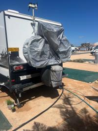 Photo by Paul From SA. Oct 2025 - Fiamma Premium Bike Cover S - Rear-Mounted / 2-4 Bikes