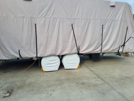 Photo by John From QLD. Oct 2025 - ADCO Tyre Guards - White / Pair - Suits 686-737mm Diameter Tyres