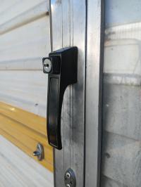 Photo by William From SA. Oct 2025 - Outer Lock with 2 Keys - Black - Suits Panorama Door Locks