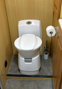 Photo by Mike From QLD. Oct 2025 - Dometic CTS 4110 Cassette Toilet - 19L / Ceramic Bowl / Swivel Bowl / Rear Entry / Access Door Not Included