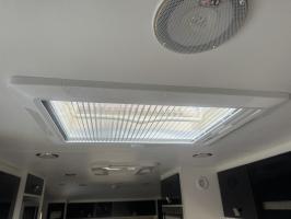 Photo by Ashley From QLD. Oct 2025 - Internal Frame with Blind, Flyscreen & LED - Suits Dometic Midi Heki FL Push-Bar Skylights