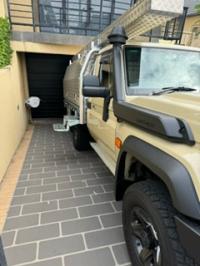 Photo by Chris From NSW. Oct 2025 - Supex Double Folding Caravan Step - Zinc-Plated Steel / 540mm Mounting Width