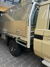 Photo by Chris From NSW. Oct 2025 - Supex Double Folding Caravan Step - Zinc-Plated Steel / 540mm Mounting Width