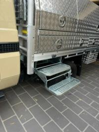 Photo by Chris From NSW. Oct 2025 - Supex Double Folding Caravan Step - Zinc-Plated Steel / 540mm Mounting Width