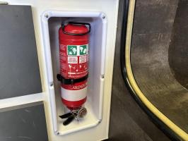 Photo by Julie Oct 2025. Oct 2025 - Fire Extinguisher Holder - 3mm ABS - White