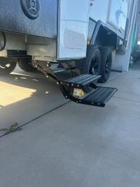 Photo by Jordan. Oct 2025 - Aussie Traveller Manual Double Drop-Down Caravan Step - 510mm / 200kg / Black