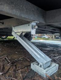 Photo by Adam From VIC. Oct 2025 - AL-KO Front Wind-Down Stabiliser Leg - 500mm / Bolt-On