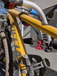 Photo by Wendy From QLD. Oct 2025 - Fiamma Bike-Block Pro 2 Securing Arm - Red / 235mm - Suits 2nd Bike
