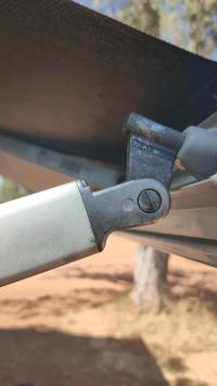 Photo by Emma From QLD. Oct 2025 - Left Leg Top & Plastic Rivet - Suits Fiamma F45s / F65s / F80s Awnings