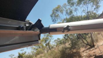 Photo by Emma From QLD. Oct 2025 - Left Leg Top & Plastic Rivet - Suits Fiamma F45s / F65s / F80s Awnings