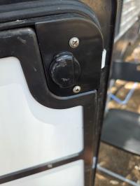 Photo by Geoff From QLD. Oct 2025 - Lock Mechanism Kit - Black - Suits Thetford Service Doors 3, 4 & 5