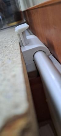 Photo by Maxie From NSW. Oct 2025 - Table Slide Bracket - Plastic / 12mm - Suits Tabletop Wall Slide Kits