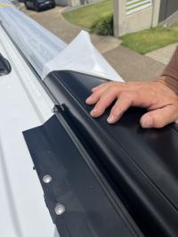 Photo by Paul From QLD. I had the brackets powder coated. Nov 2025 - Fiamma F80 Awning Mounting Bracket Kit - Suits Renault Master, Opel Movano & Nissan NV400 H2 L2/L3 Vans (2010 Onwards)