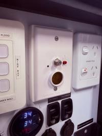 Photo by Andrew From QLD. Nov 2025 - 12V Power Supply Wall Plate - 3 TV Outlets - Suits AntennaTek Amplified RV Antennas