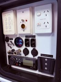 Photo by Andrew From QLD. Nov 2025 - 12V Power Supply Wall Plate - 3 TV Outlets - Suits AntennaTek Amplified RV Antennas