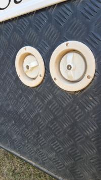 Photo by Liz From NSW. Nov 2025 - Lockable Water Filler Cap & 2 Keys - White - Suits Hume Water Fillers